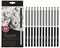 Cezanne Premium Colored Pencils Black Set of 12 - Highly-Pigmented Drawing Pencils - Coloring Pencils for Drawing, Blending, Coloring, and More